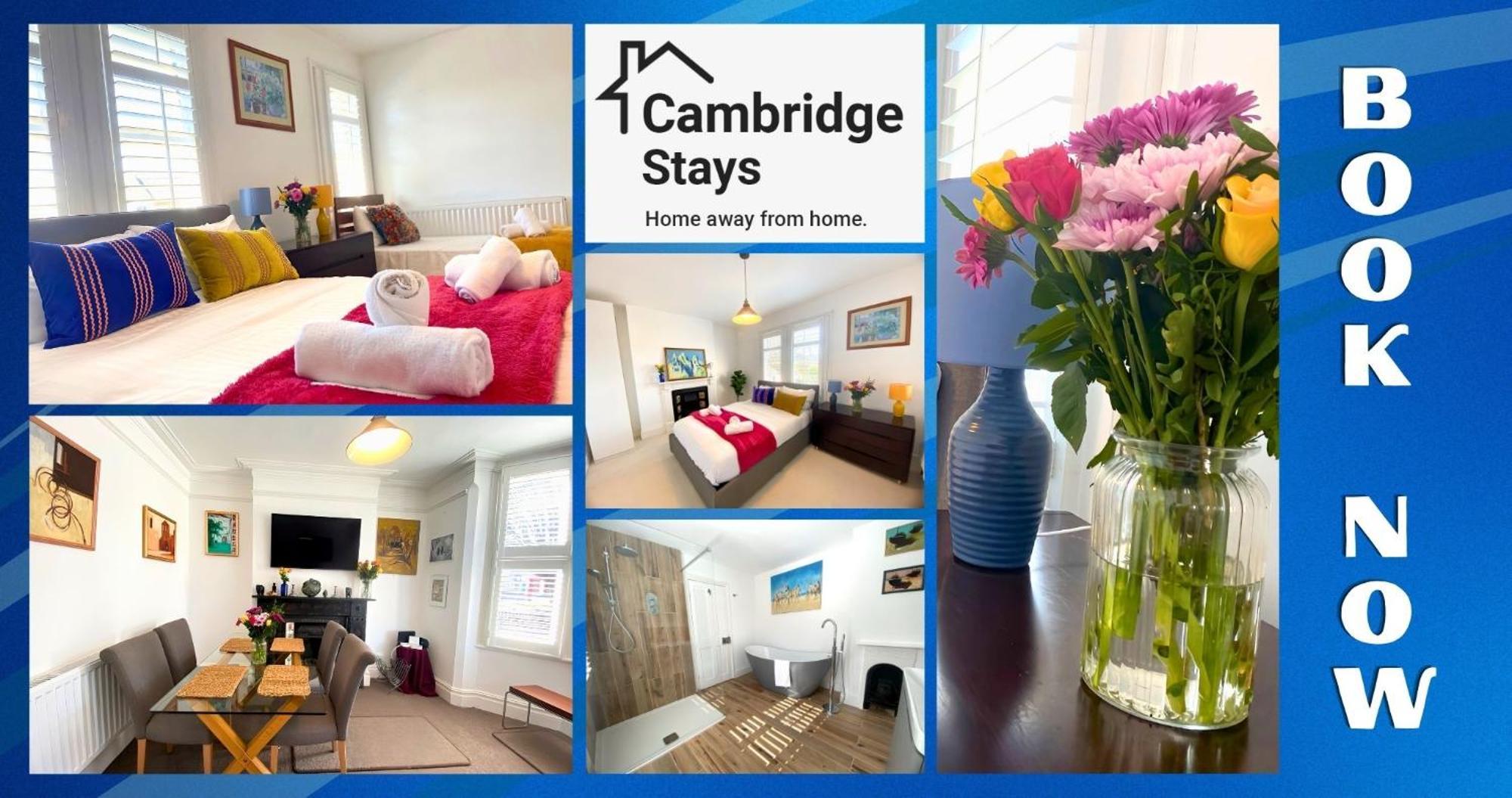 Cambridge Stays 3Br House, Easy Walk To City Center, 2 Showers, Garden, 2 Free Parking Spaces Exterior photo